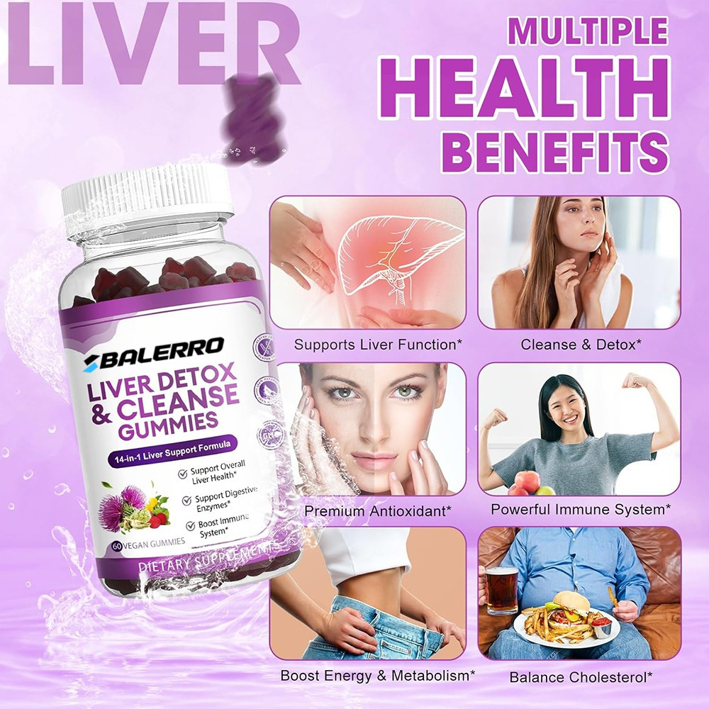 Balerro Liver Detox & Cleanse Gummies