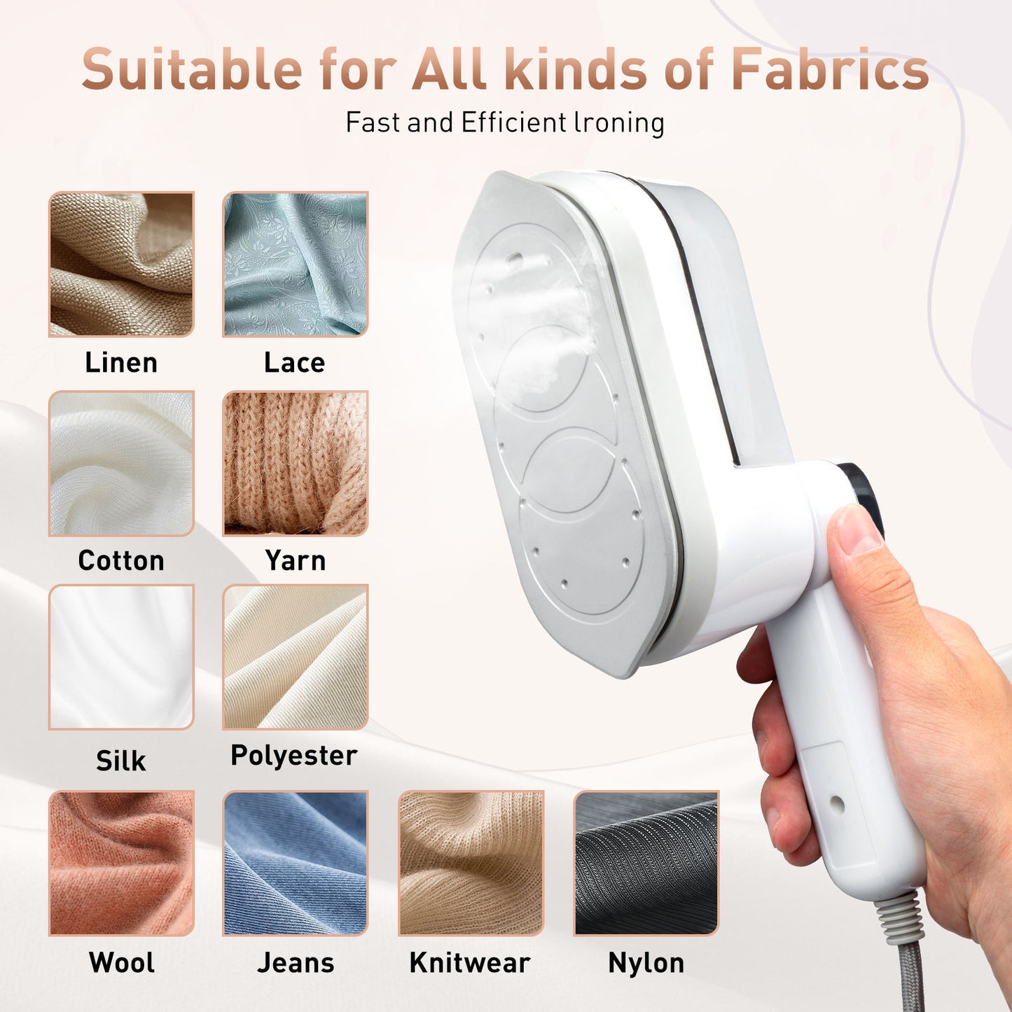 Portable Travel Steamer Iron Mini
