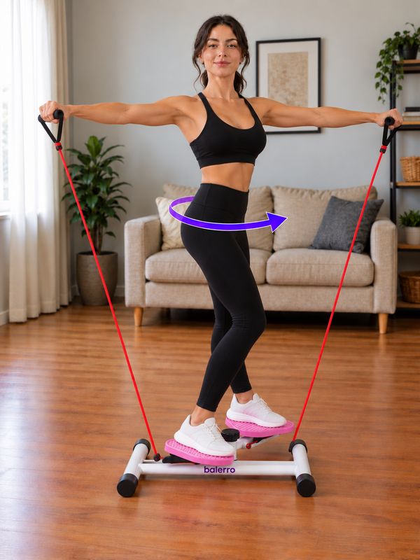 Shoulders, Waist, Core - Twist & Raise